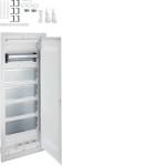 Hager VU60WWH Multimedia volta UPV 5-reihig mit geschlitzter Kunststofftür 