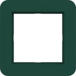 Hager WAD7120C07 LED-Rahmen 1fach, C.1, jade, halbglänzend 