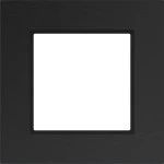 Hager WAD8100X07 Rahmen 1fach, A.8, eclipse alu, gebürstetes Aluminium 