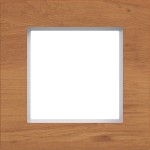 Hager WAD8100X14 Rahmen 1fach, A.8, natural wood, Eichenholz 