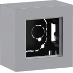Hager WAD8110TA Gehäuse 1fach, hohe Ausführung, AP, A.8, titan metallisch, lackiert 
