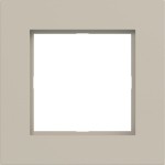 Hager WAD8120C01 LED-Rahmen 1fach, A.8, sand, matt 