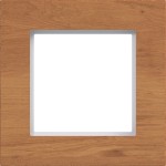 Hager WAD8120X14 LED-Rahmen 1fach, A.8, natural wood, Eichenholz 
