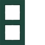 Hager WAD8200C07 Rahmen 2fach, A.8, jade, halbglänzend 