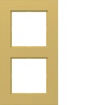 Hager WAD8200C08 Rahmen 2fach, A.8, gold, metallisch 