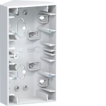 Hager WAD8215WM Eckgehäuse 2fach, A.8, lichtweiß matt 