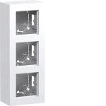 Hager WAD8310WG Gehäuse 3fach, hohe Ausführung, AP, A.8, lichtweiß glänzend 