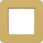 Hager WAD9100C08 Rahmen 1fach, C.8, gold, metallisch 