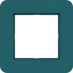 Hager WAD9100C09 Rahmen 1fach, C.8, azure, matt 
