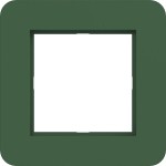 Hager WAD9100C10 Rahmen 1fach, C.8, forest, matt 