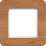 Hager WAD9120X14 LED-Rahmen 1fach, C.8, natural wood, Eichenholz 