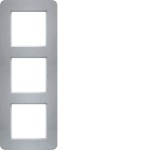 Hager WAD9300X10 Rahmen 3fach, C.8, concrete stone, glatter Beton 