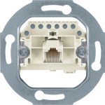 Hager WDF41073 UAE-Anschlussdose 8-p. Modul weiß 