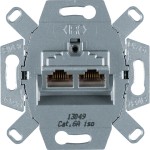Hager WDF410862 UAE-Steckdose, Netzwerkdose 8-polig geschirmt Cat.6A 