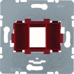 Hager WDF4611R Tragplatte roter Aufnahme 1-fach Modul 