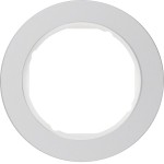Hager WLD9100AW Rahmen 1fach R.Classic Alu pw geeignet zur Abdeckung von Schaltern oder Steckdosen 