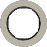 Hager WLD9100STB Rahmen 1fach R.Classic E-Stahl schw geeignet zur Abdeckung von Schaltern oder Steckdosen 