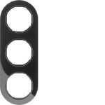 Hager WLD9300BG Rahmen 3fach R.Classic schw geeignet zur Abdeckung von Schaltern oder Steckdosen 