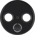 Hager WLF1068BG Zentralstück für Ant. 2 3Lo R.Cl sw 