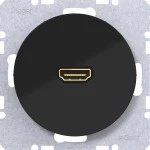 Hager WLF4380BG HDMI Steckdose m 90° Stcka. R.Cl sw 