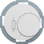 Hager WLN5029WG Wechsler mit Schalter für Heizen und Kühlen, passend für R.classic, polarweiß glänzend 