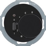 Hager WLN5030BG Raumtemperaturregler für Unterputz mit Temperaturbereichsbegrenzung, Nachtabsenkung und erhoehter 