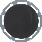 Hager WLS1211BG Hager Steckdose SCHUKO mit Klappdeckel und erhöhtem Berührungsschutz, Ausführung R.Classic in schwarz 