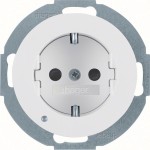 Hager WLS1462WG Steckdose SCHUKO m LED-OL R.Classic pw 