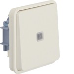 Hager WNA002B Wechselschalter-Eins Wippe bel. W.1 pw 