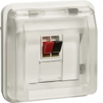 Hager WNA625B Lautsprecherdosen-Einsatz 1F W.1 pw 