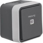 Hager WNC016 Kontroll-Wechselschalter Aufputz mit Heizungsaufdruck, Schutzart W.1 IP55, Farbe grau 