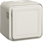 Hager WNC157B Hager Blindverschluss Aufputz W.1 in polarweiß, Schutzart IP55 
