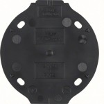 Hager WTA1700BG Bodenplatte S1930 schwarz