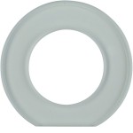 Hager WTD7173GT2 Serie Glas, End-Rahmen 1f f. 1930 geeignet zur Abdeckung von Schaltern oder Steckdosen