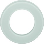 Hager WTD7180GWG Glasrahmen 1-fach, Serie Glas, polarweiß 