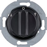 Hager WTE6161BG Jal-Drehsch 1p Z-St1930 Glas schwarz 