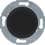 Hager WTF1001BG1 Blindverschluss mit ZS 1930/Glas schwarz 