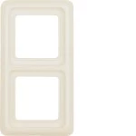 Hager WWD1200WP Rahmen 2fach mit Dichtung WGUP IP44 weiß 