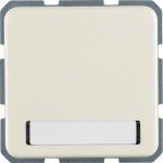 Hager WWS1114WP Steckdose SCHUKO mit Klappdeckel und Beschriftungsfeld, wassergeschützt, Unterputz 