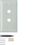 Hager WZD6200GT Glasabdeckplatte 2-fach klar mit umlaufender Facette passend für System TS 