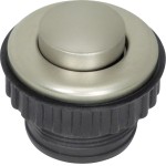 Hager WZE5100STN Drucktaster aus Edelstahl matt passend für System TS von 