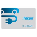 Hager XEVA400 Ladestation Zubehör Set 20 RFID Karten für Standardnutzer 