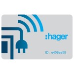 Hager XEVA420 Ladestation Zubehör Set 20 RFID Karten für witty flow 