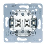 Jung 509EU Wippschalter 10AX 250V Doppel-Wechsel ohne Krallen 