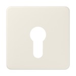 Jung 525 Abdeckung für Schlüsselschalter ohne Demontageschutz Thermoplast Serie CD cremeweiß 