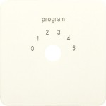 Jung 594-9 Abdeckung für Programmwahlschalter Thermoplast Serie CD cremeweiß 