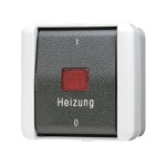 Jung 802HW Heizungsschalter Aus 2-polig 10AX 250V IP44 WG 800 