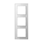 Jung AC583GLWW Glasrahmen 3-fach senkrechte und waagerechte Montage Glas A CREATION alpinweiß 