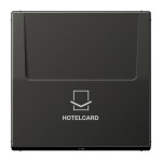 Jung AL2990CARDAN Hotelcard-Schalter (ohne Taster-Einsatz) Hotelcard Serie LS anthrazit 