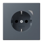 Jung BTLC1521S262 JUNG HOME Schuko Steckdose 16A 250V Schraubklemmen mit Funktionsanzeige integrierter erhöhter Berührungsschutz SAFETY+ Thermoplast lackiert 